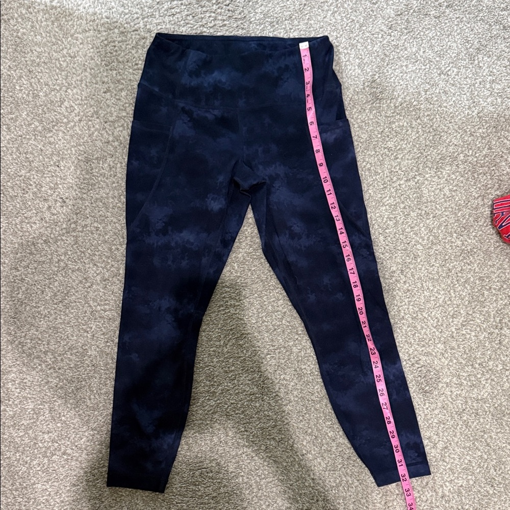 Active Life Navy Tie-Dye Ankle Pants - Picture 3 of 6